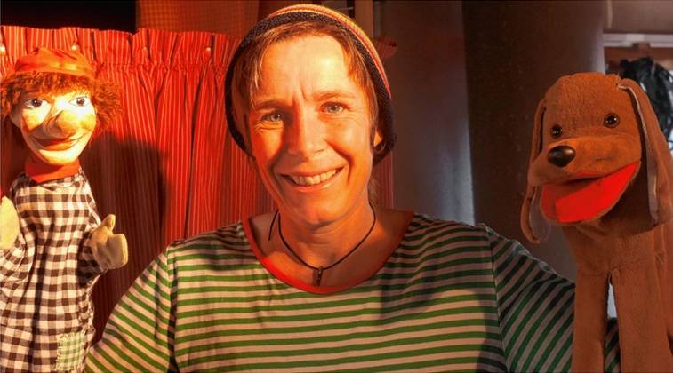 Foto Kati mit Kasperl und Lumpi